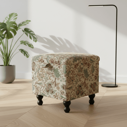 iLiv Heritage Small Storage Ottoman – Multi - Purpose Coffee Table & Footstool - ISTOOLS