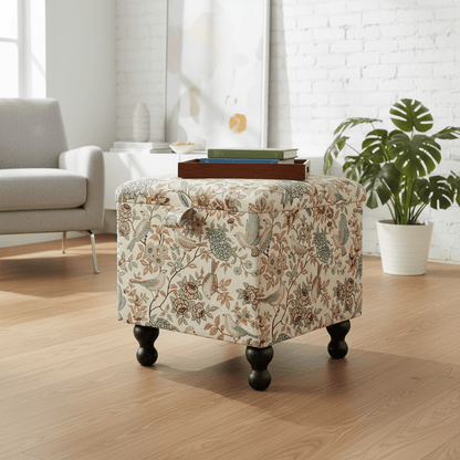 iLiv Heritage Small Storage Ottoman – Multi - Purpose Coffee Table & Footstool - ISTOOLS