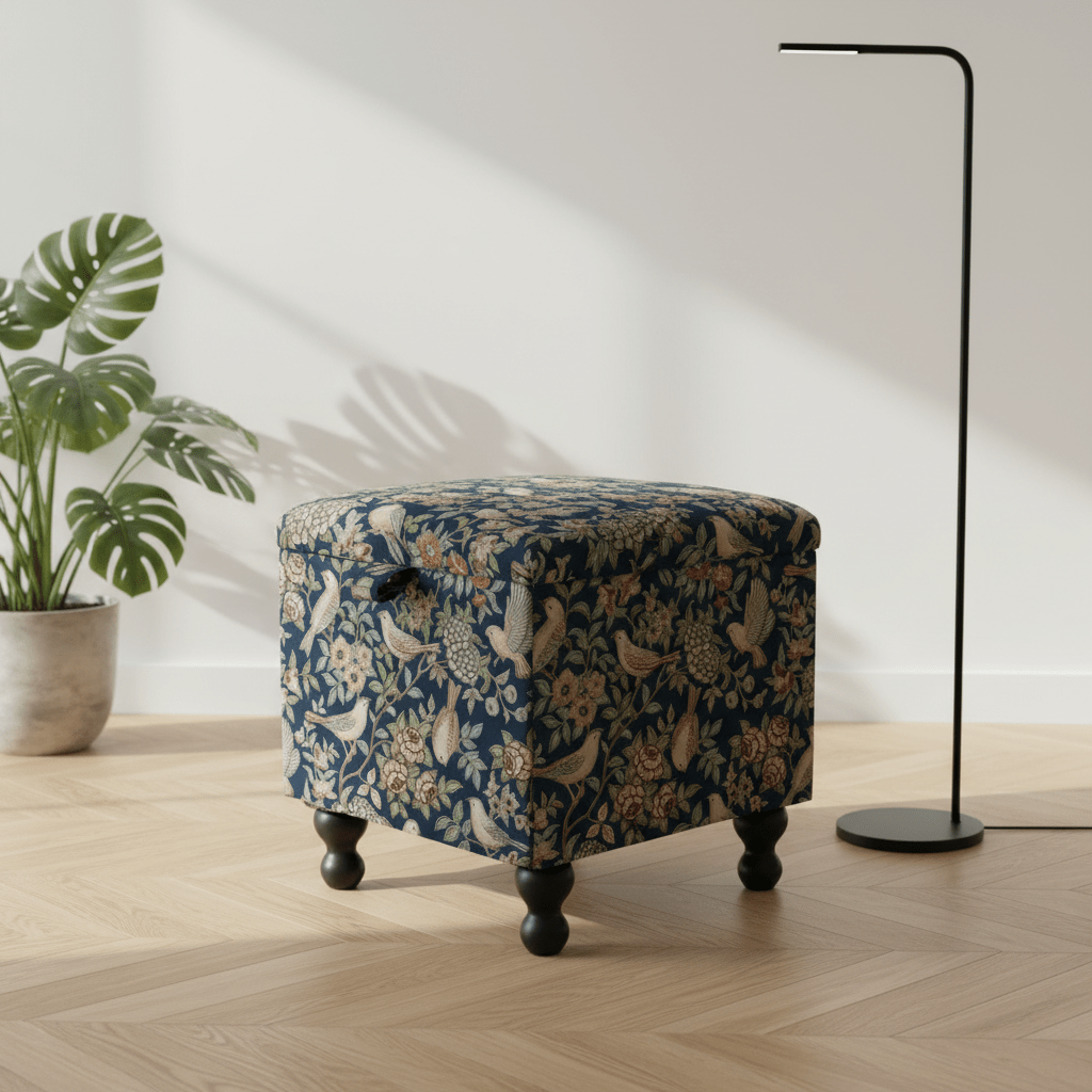 iLiv Small Storage Ottoman – Multi - Purpose Coffee Table & Footstool - ISTOOLS