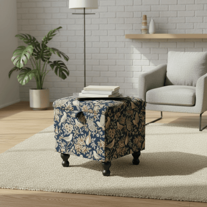 iLiv Small Storage Ottoman – Multi - Purpose Coffee Table & Footstool - ISTOOLS