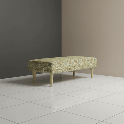 ISTOOLS Classic British Style Stitched Lid Ottoman – Multi - Functional Storage Bench & Coffee Table - ISTOOLS