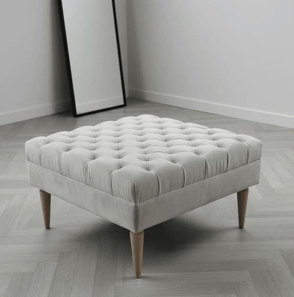 ISTOOLS Green Chesterfield Footstool Bench – Luxury Seat - ISTOOLS