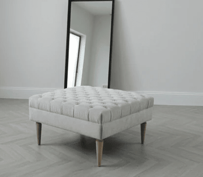 ISTOOLS Green Chesterfield Footstool Bench – Luxury Seat - ISTOOLS