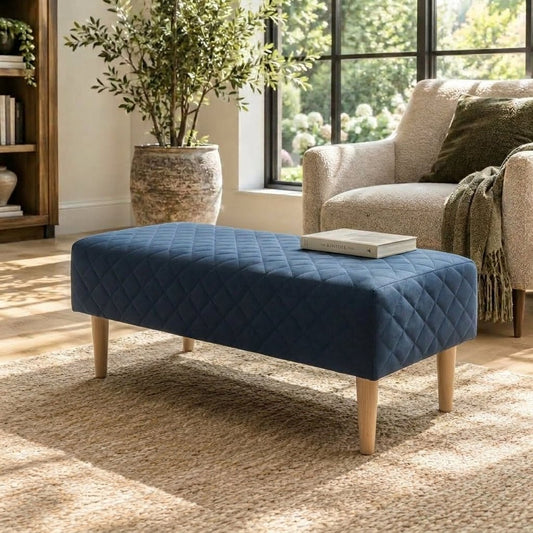 ISTOOLS Premium Stitched Lid Ottoman Bench – Multi-Functional Coffee Table & Seating - ISTOOLS