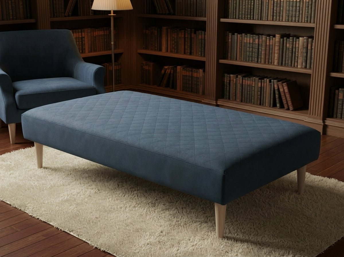 ISTOOLS Premium Stitched Lid Ottoman Bench – Multi - Functional Coffee Table & Seating - ISTOOLS