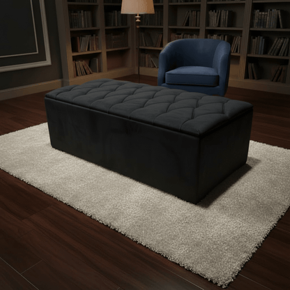 Large Ottoman Deep Bedroom Storage Box Chesterfield Bench Seat – ISTOOLS - ISTOOLS