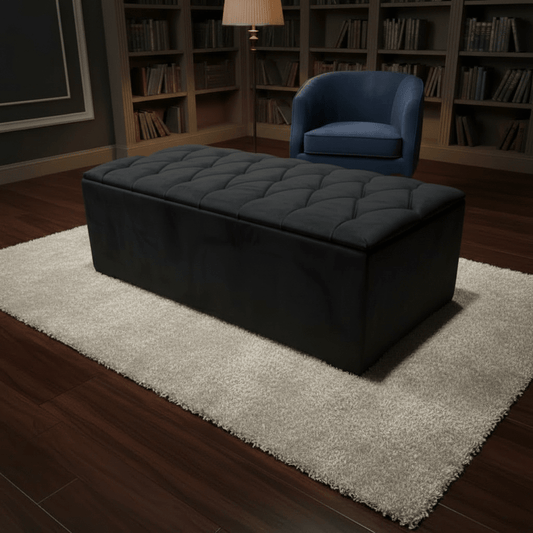 Large Ottoman Deep Bedroom Storage Box Chesterfield Bench Seat – ISTOOLS - ISTOOLS
