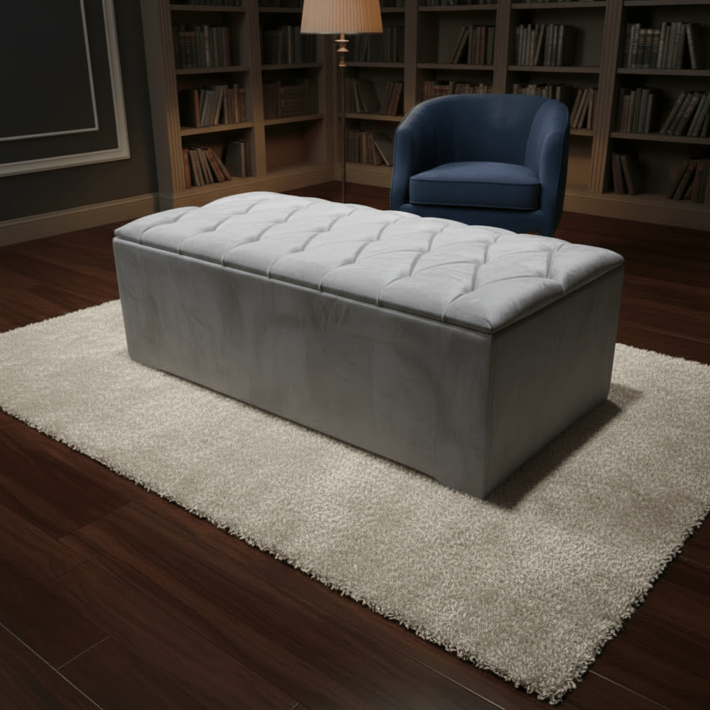 Large Ottoman Deep Bedroom Storage Box Chesterfield Bench Seat – ISTOOLS - ISTOOLS