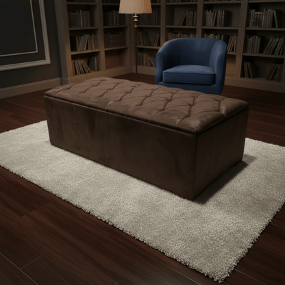 Large Ottoman Deep Bedroom Storage Box Chesterfield Bench Seat – ISTOOLS - ISTOOLS