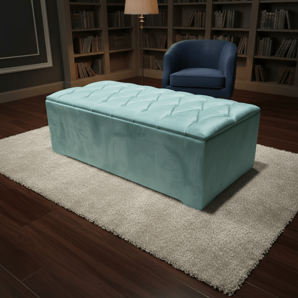 Large Ottoman Deep Bedroom Storage Box Chesterfield Bench Seat – ISTOOLS - ISTOOLS