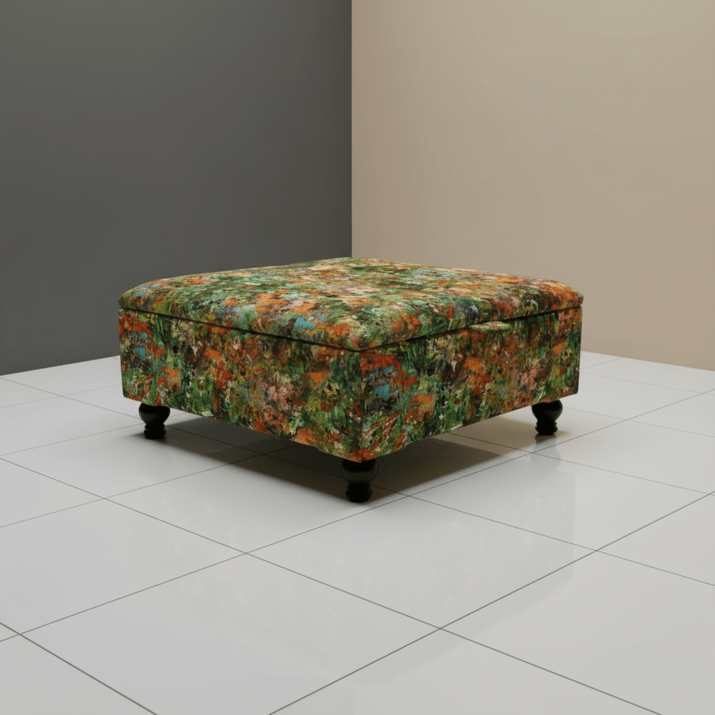 Large Square Coffee Table Ottoman – Multi - Functional Storage Centrepiece | istools UK - ISTOOLS