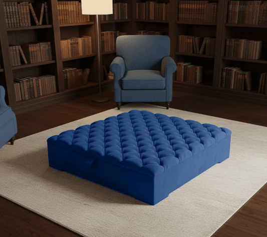 Large Square Storage Coffee Table – Modern Velvet ISTOOLS - ISTOOLS