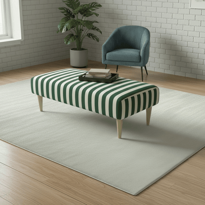 Long Cushioned Bedroom Seat – Seamless Upholstered Bench for Stylish UK Interiors - ISTOOLS