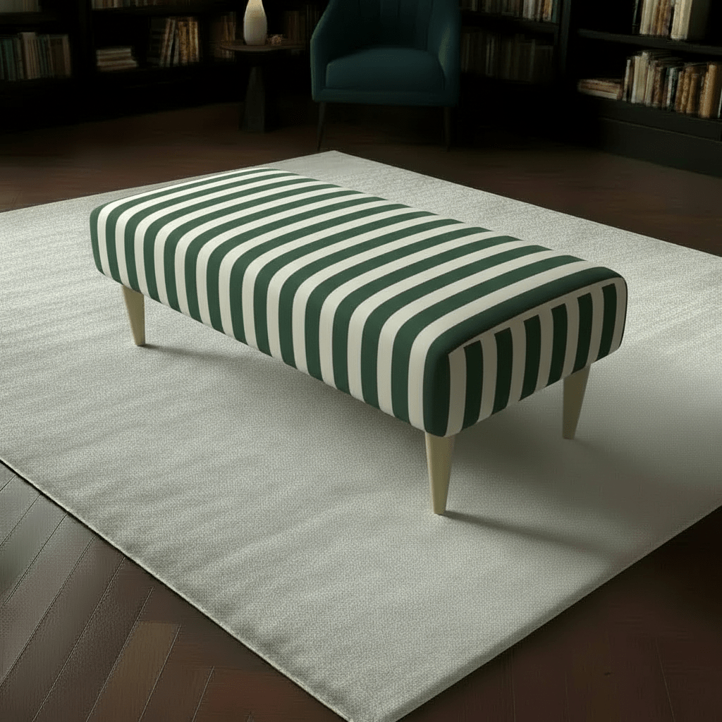 Long Cushioned Bedroom Seat – Seamless Upholstered Bench for Stylish UK Interiors - ISTOOLS