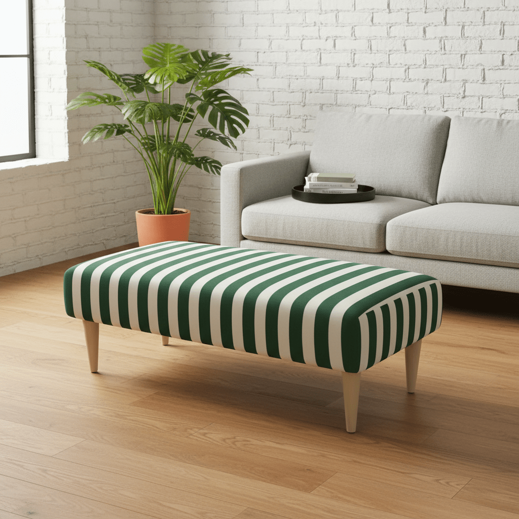 Long Cushioned Bedroom Seat – Seamless Upholstered Bench for Stylish UK Interiors - ISTOOLS