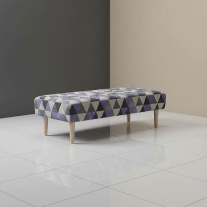 Luxury Blanket Box Hand - Upholstered Abstract Style Storage - ISTOOLS
