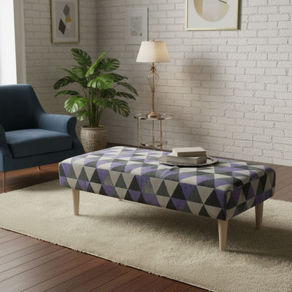 Luxury Blanket Box Hand - Upholstered Abstract Style Storage - ISTOOLS