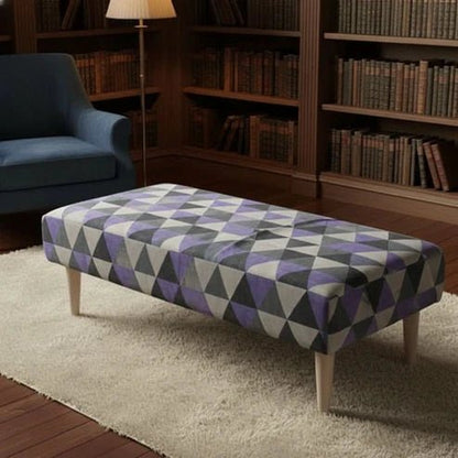 Luxury Blanket Box Hand - Upholstered Abstract Style Storage - ISTOOLS