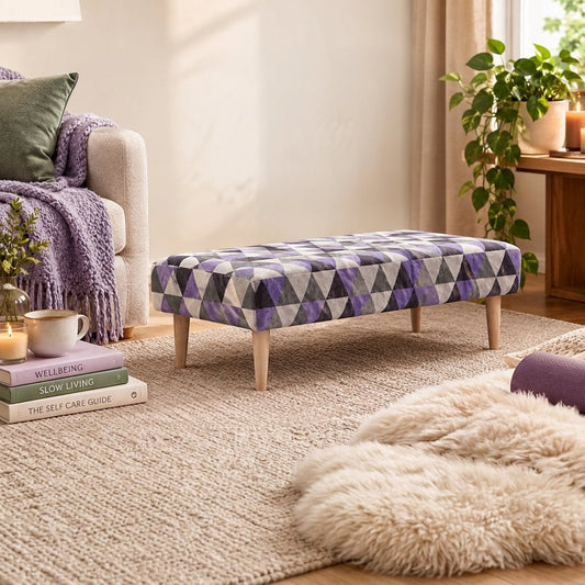 Luxury Blanket Box Hand-Upholstered Abstract Style Storage - ISTOOLS