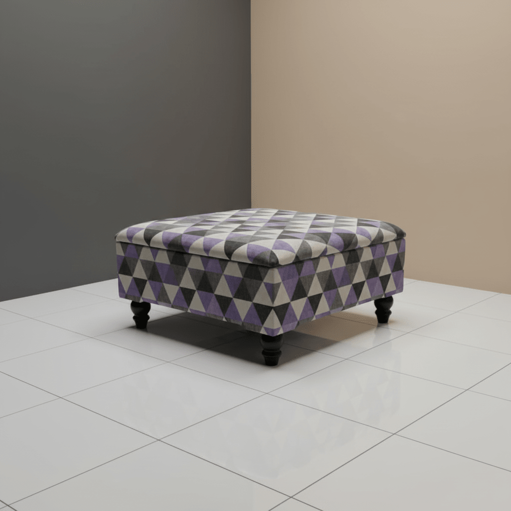 Luxury Blanket Box Hand - Upholstered Plain Solid Storage - ISTOOLS