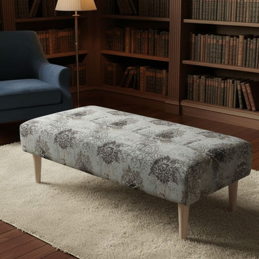 Luxury Blanket Box Storage Ottoman Expressive Motif - ISTOOLS