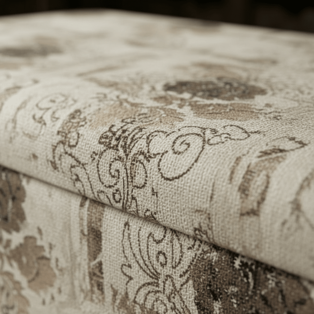 Luxury Blanket Box Storage Ottoman Expressive Motif - ISTOOLS