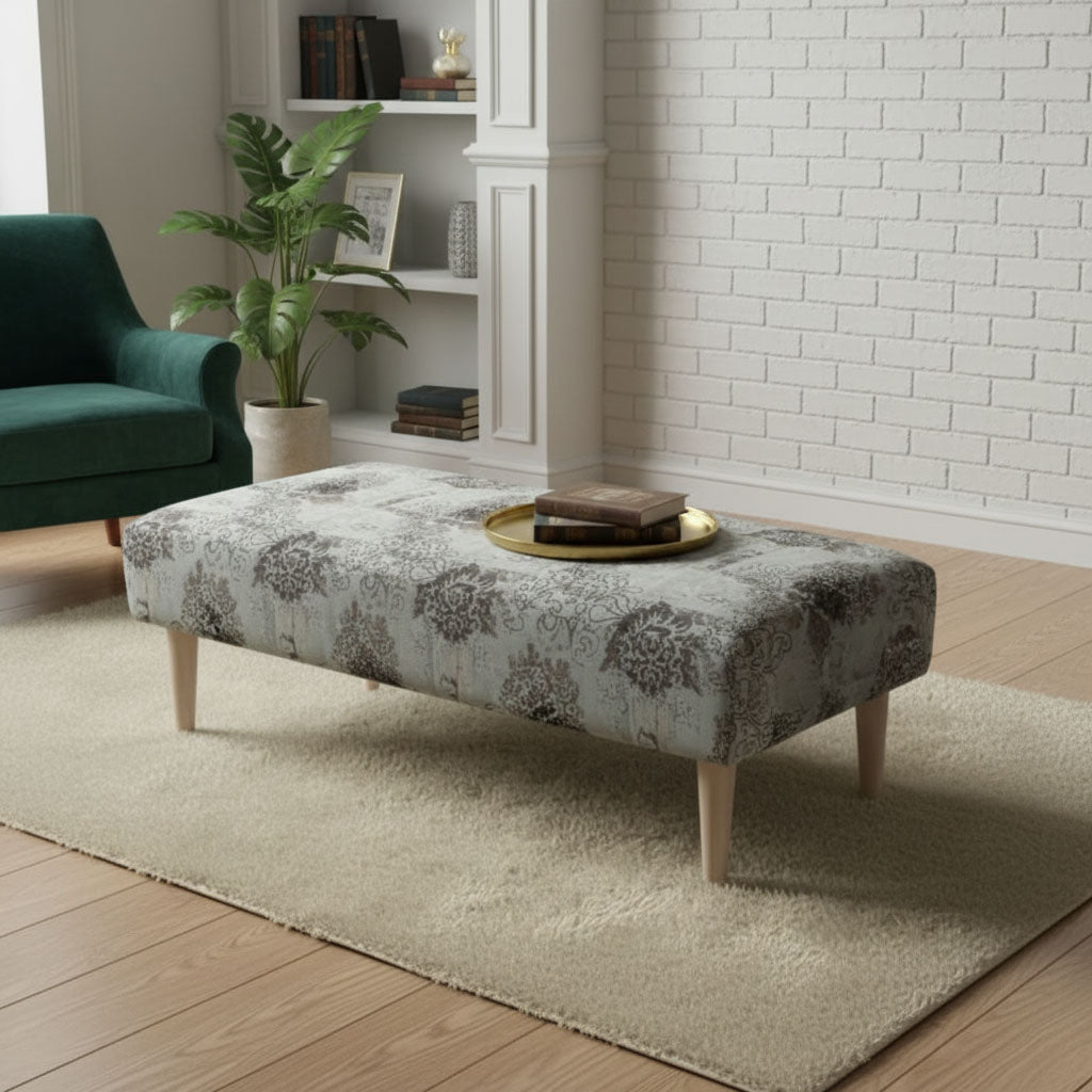 Luxury Blanket Box Storage Ottoman Expressive Motif - ISTOOLS