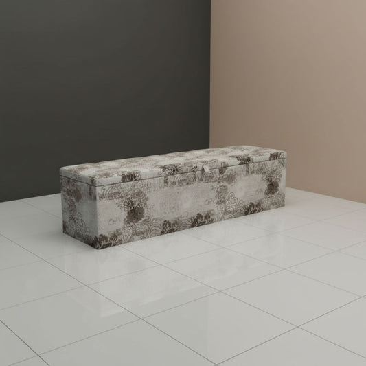 Luxury Blanket Box Storage Ottoman Multi - Toned Aesthetic - ISTOOLS