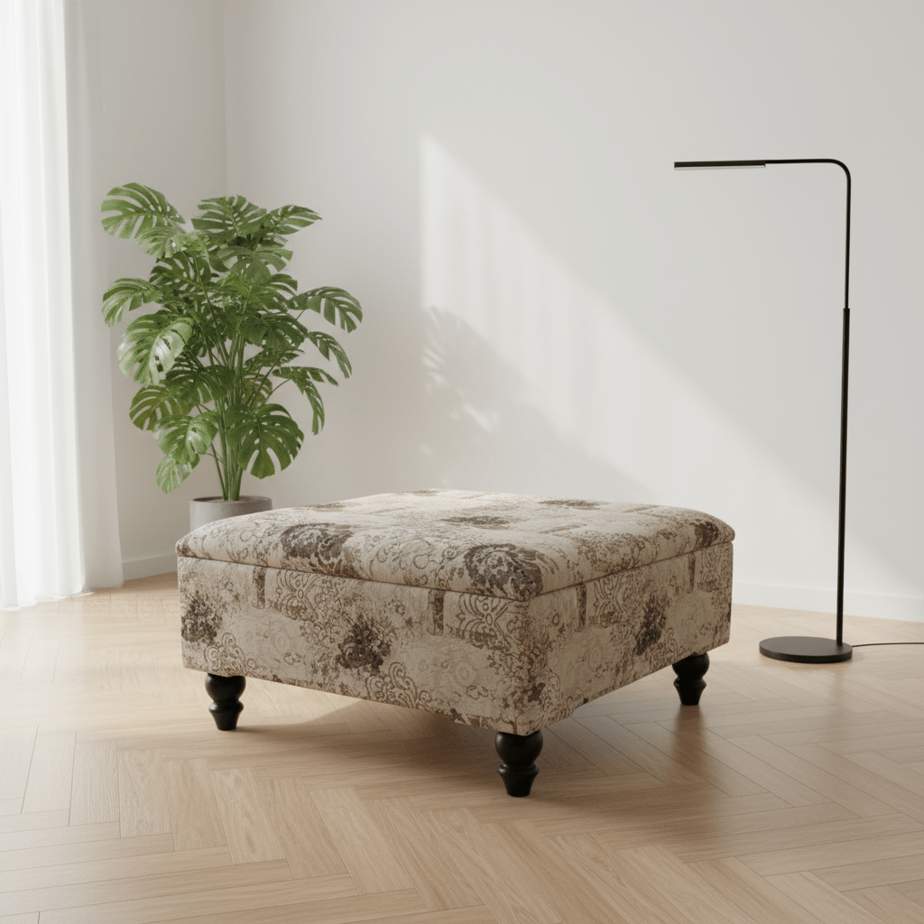 Luxury Blanket Box Storage Ottoman Smooth Clean Finish - ISTOOLS