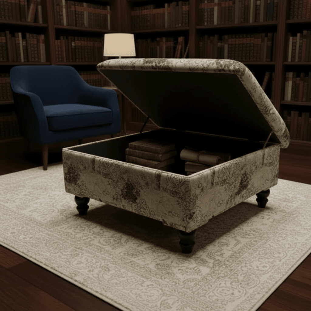 Luxury Blanket Box Storage Ottoman Smooth Clean Finish - ISTOOLS