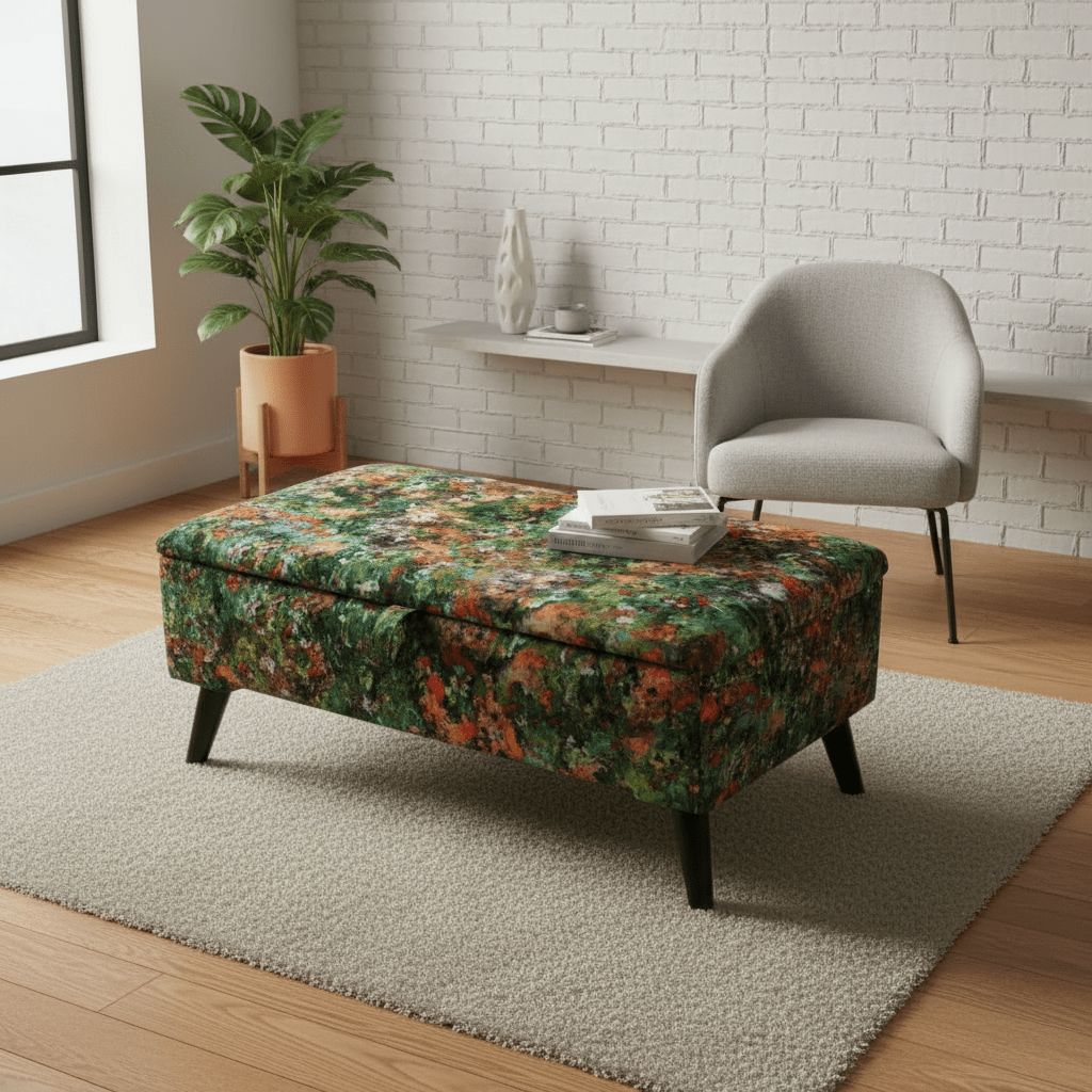 Luxury End of Bed Storage Bench – Handcrafted Ottoman with Deep Storage | istools - ISTOOLS