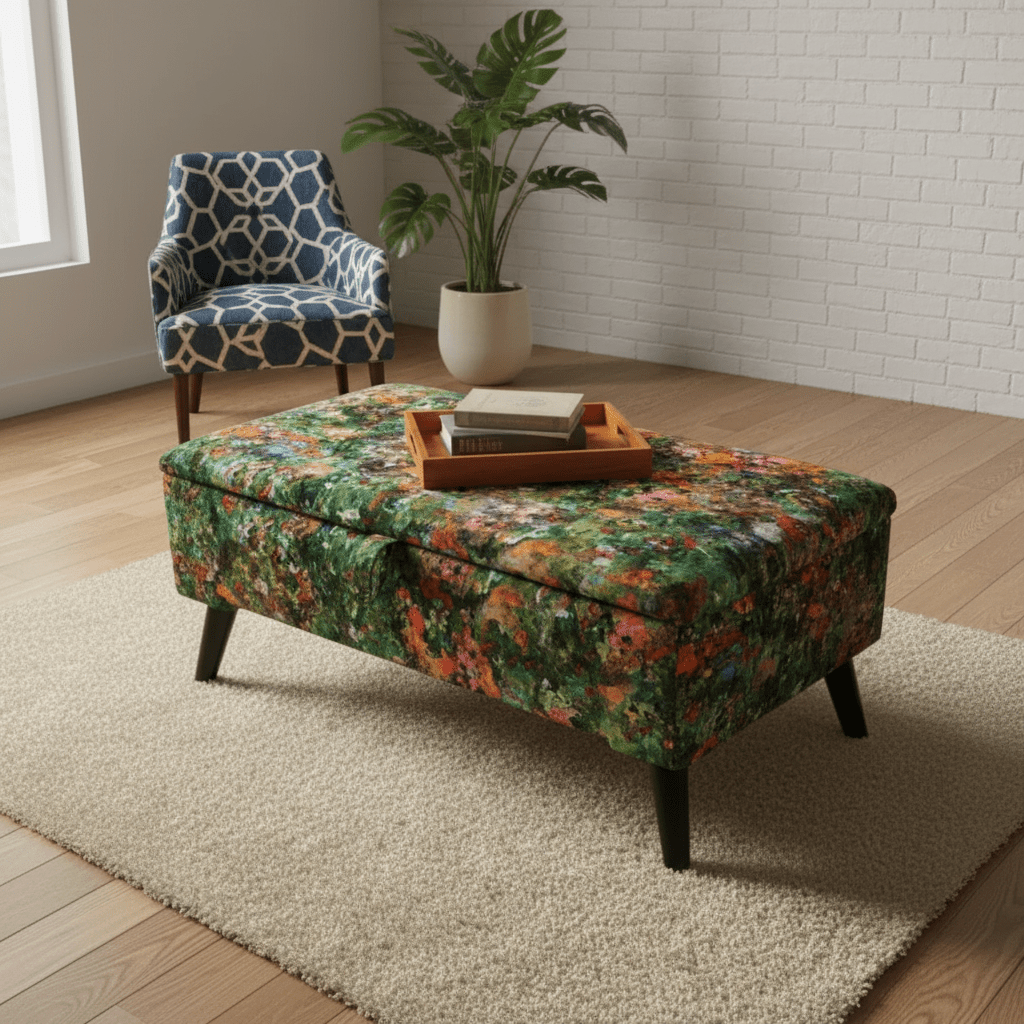 Luxury End of Bed Storage Bench – Handcrafted Ottoman with Deep Storage | istools - ISTOOLS