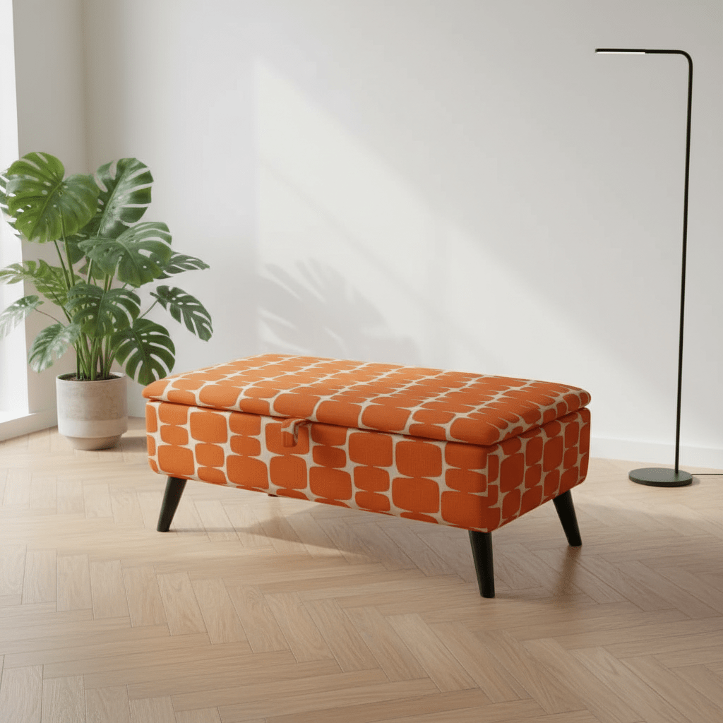 Luxury End of Bed Storage Bench – Multi - Purpose Footstool & Hidden Storage - ISTOOLS