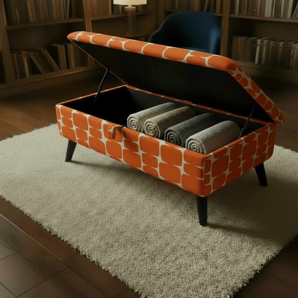 Luxury End of Bed Storage Bench – Multi - Purpose Footstool & Hidden Storage - ISTOOLS