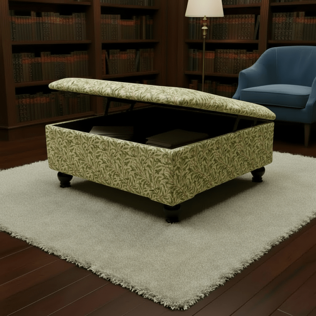 Luxury Hallway Entrance Bench with Ottoman Storage – Stylish & Multi - Functional - ISTOOLS