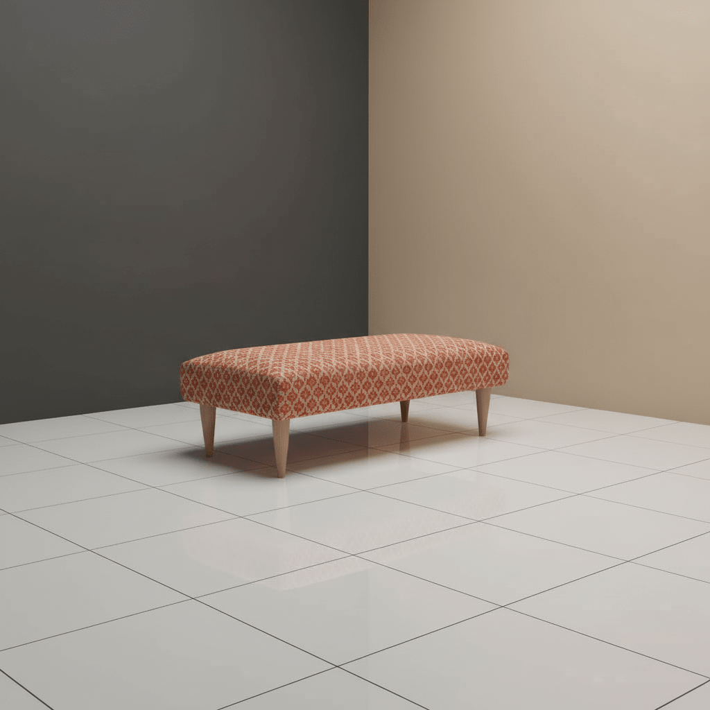 Luxury Hand - stitched Detail Seating Ottoman Bench – Multi - Functional Coffee Table - ISTOOLS