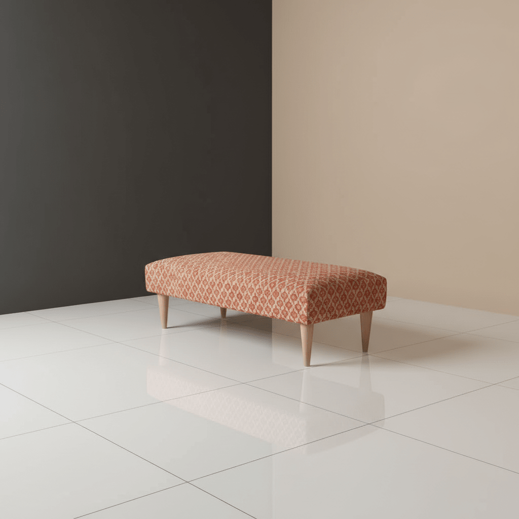 Luxury Hand - stitched Detail Seating Ottoman Bench – Multi - Functional Coffee Table - ISTOOLS