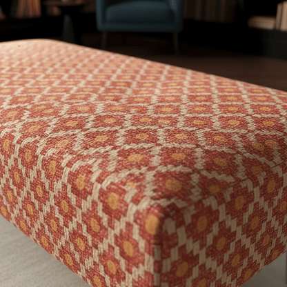 Luxury Hand - stitched Detail Seating Ottoman Bench – Multi - Functional Coffee Table - ISTOOLS