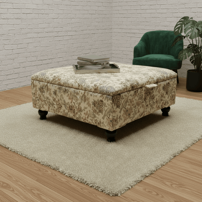 Luxury Large Footstool Ottoman with Hidden Storage - ISTOOLS