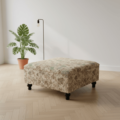 Luxury Large Footstool Ottoman with Hidden Storage - ISTOOLS
