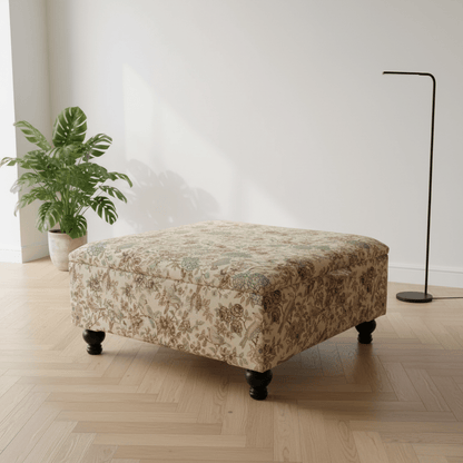 Luxury Large Footstool Ottoman with Hidden Storage - ISTOOLS