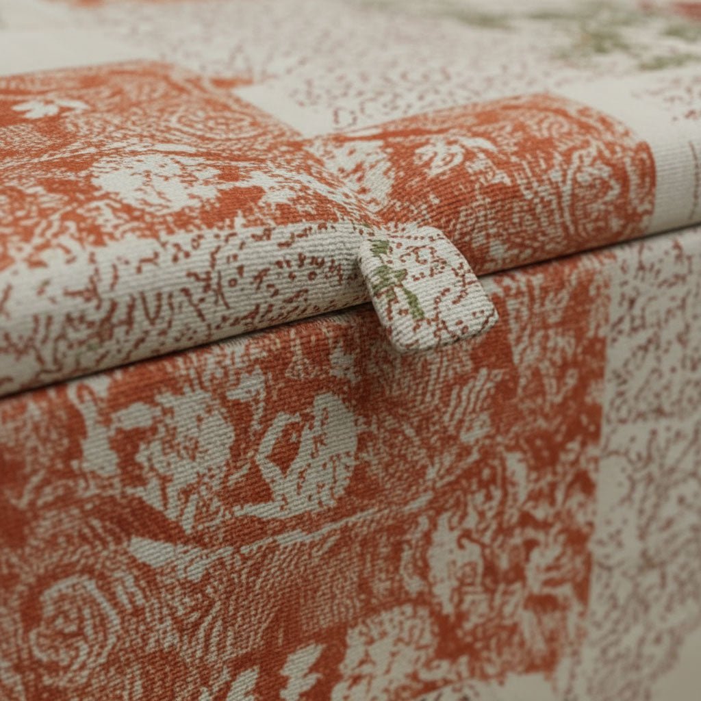 Luxury Multi - Room Seating Bench Hidden Storage Abstract Art - ISTOOLS