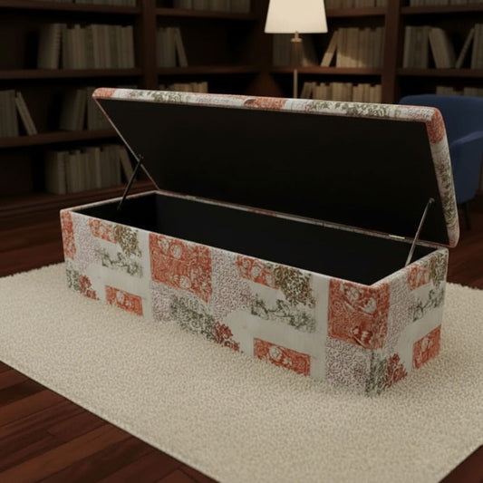 Luxury Multi - Room Seating Bench Hidden Storage Abstract Art - ISTOOLS