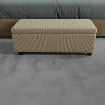 Luxury Rectangular Blanket Box Hidden Storage Designer Aesthetic - ISTOOLS