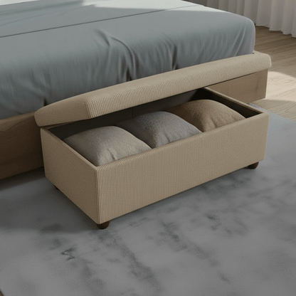 Luxury Rectangular Blanket Box Hidden Storage Designer Aesthetic - ISTOOLS