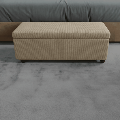 Luxury Rectangular Blanket Box Hidden Storage Designer Aesthetic - ISTOOLS