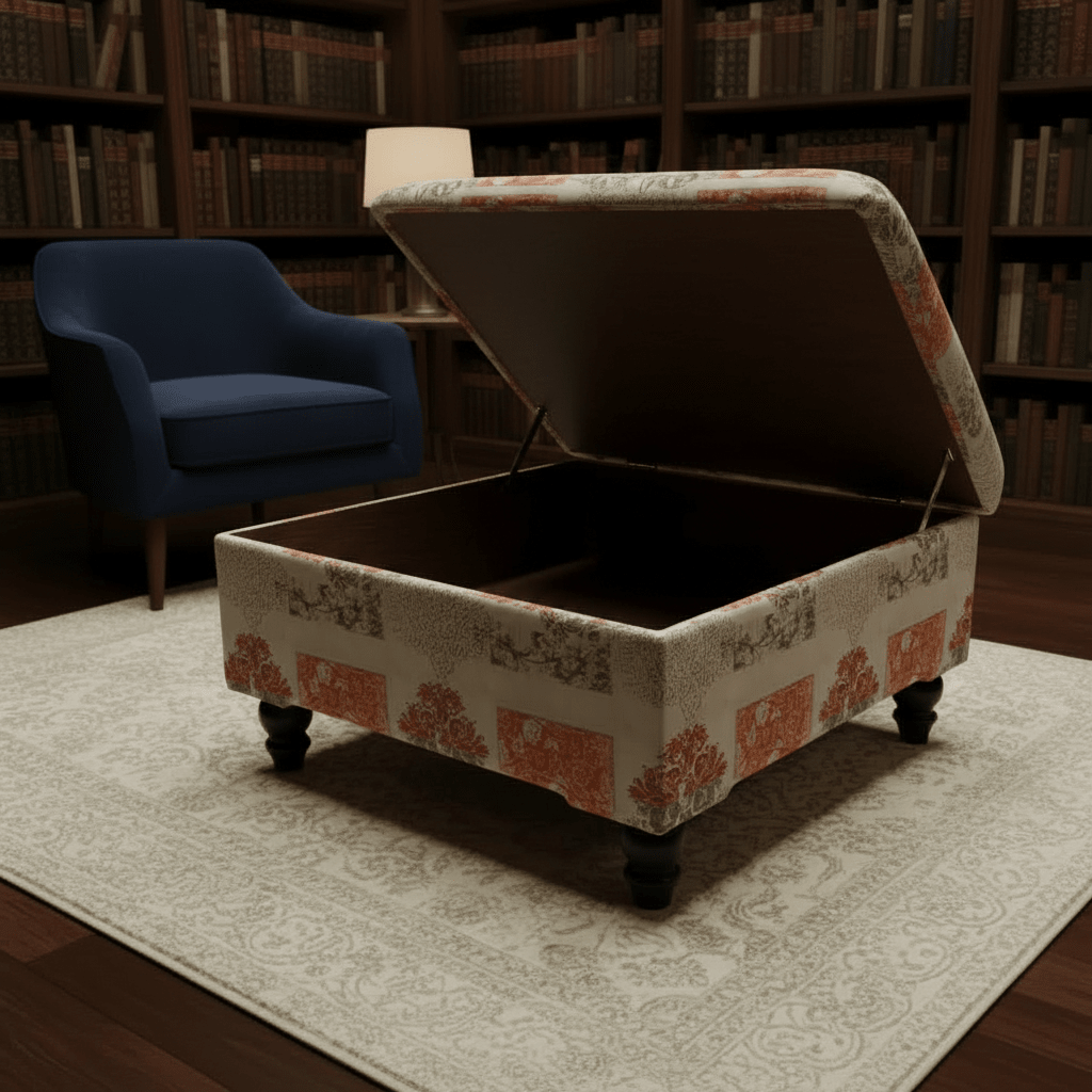 Luxury Smooth Top Lounge Blanket Box Minimalist Aesthetic - ISTOOLS