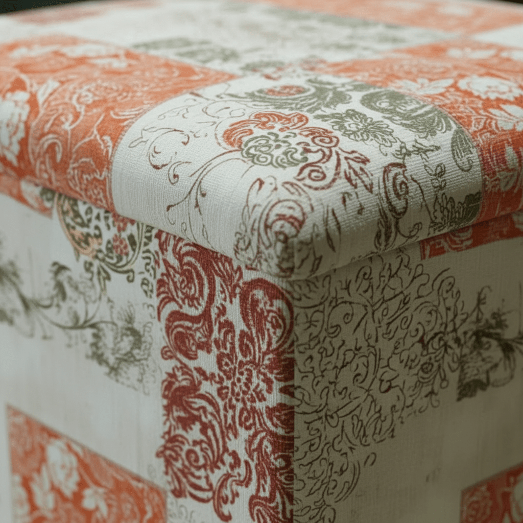 Luxury Square Blanket Box Hidden Storage Contemporary Aesthetic - ISTOOLS