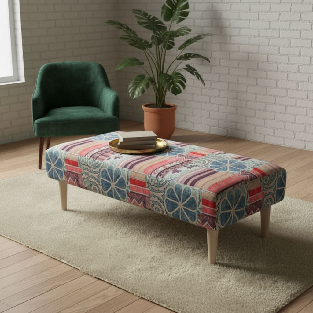 Luxury Storage Box Bench Designer Pattern Craftsmanship - ISTOOLS