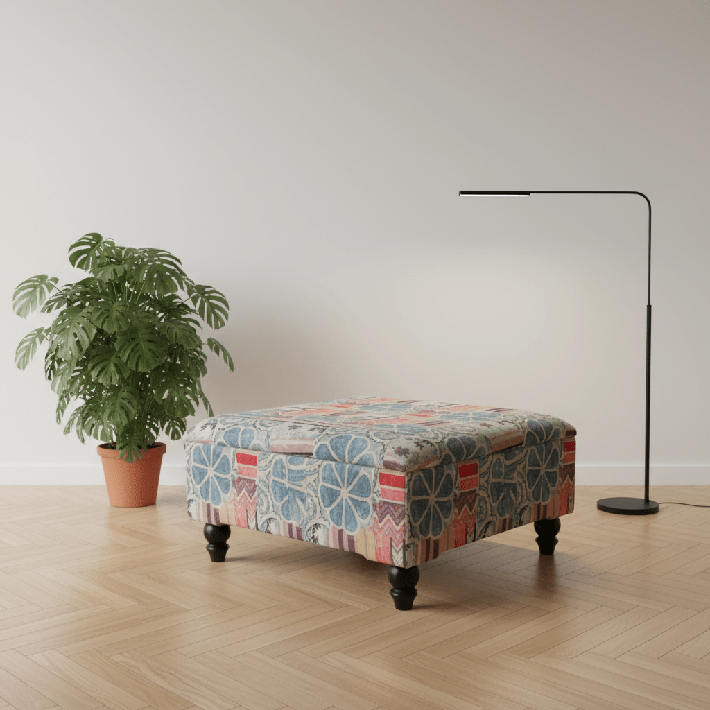 Luxury Storage Footstool Bench Clean Solid Craftsmanship - ISTOOLS